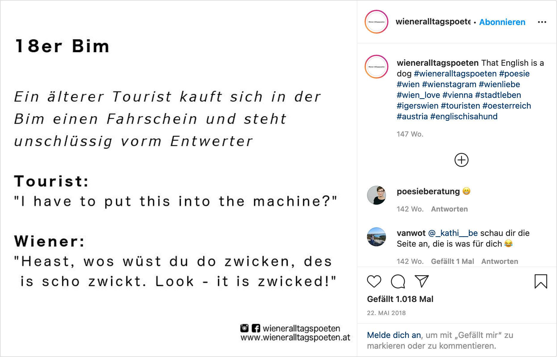Andreas Rainer blickt für uns in 10 Posts auf 3 Jahre »Wiener ...