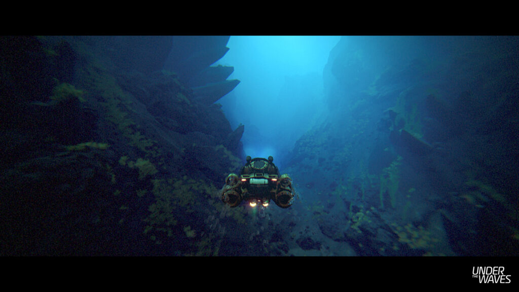 Eine Ubootfahrt im Spiel »Under the Waves«